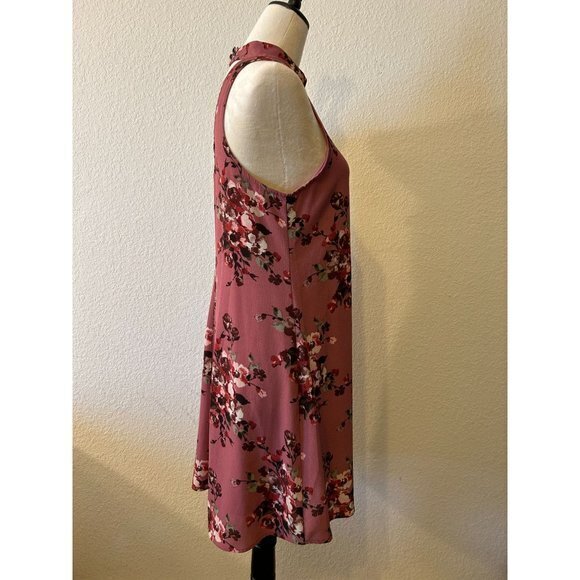 EUC Andree by UNIT Sleeveless Dress‎ Rose Lined Floral Juniors Size Medium - Picture 2 of 10